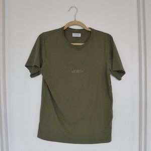 Saturdays NYC Olive Logo Tee
